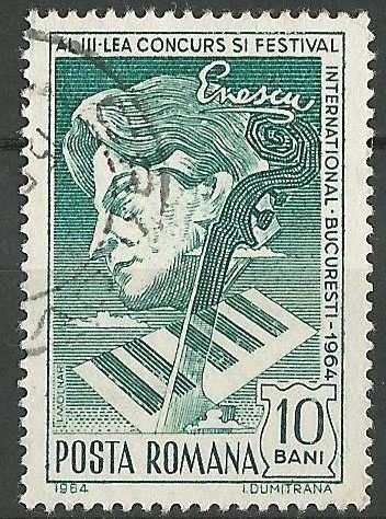 Romania 1964 International Music Competition "George Enescu"