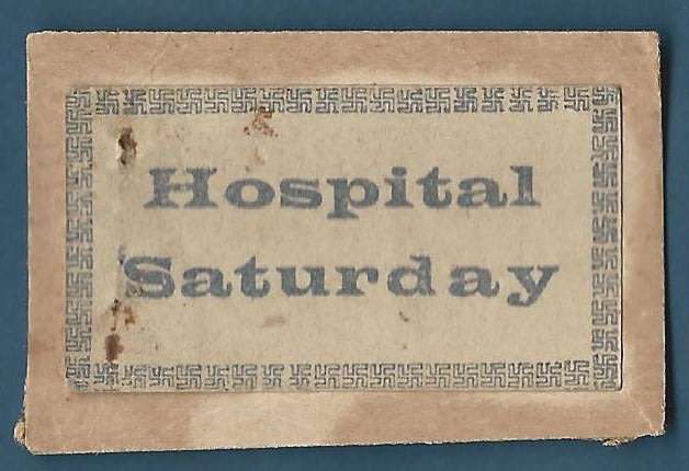 War Label "Hospital Saturday"