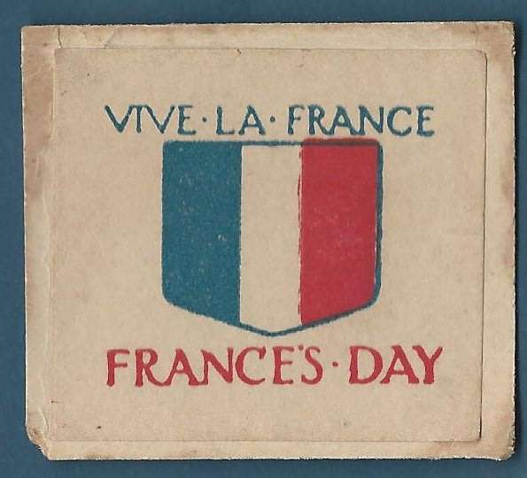 War Label " Viva la France - France's Day"