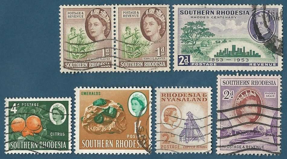Rhodesia, used stamps
