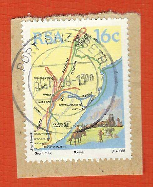 RSA 1988  Postmark/ Post mark/ cancel/ used