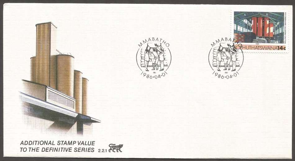 Bophuthatswana 1986 - FDC 2.2.1 - Cancel- Postmark- Post Mark