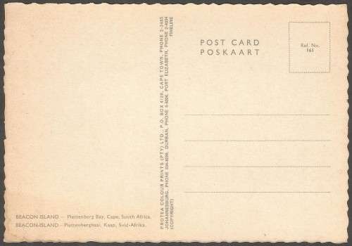 Post Card - Protea Colour Prints Beacon Bay, Pletteburg bay- REF 161- Unused