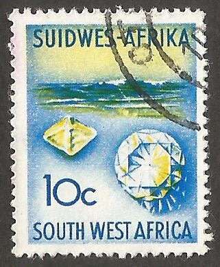 South West Africa  SACC208c Pink back - Used- Cancel- Post mark- Postmark-Thematic