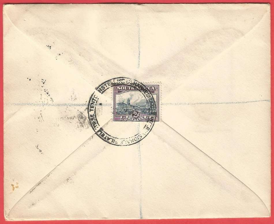 FDC- Union of South Africa- 1936- Jipex Covers- Used- Cancel