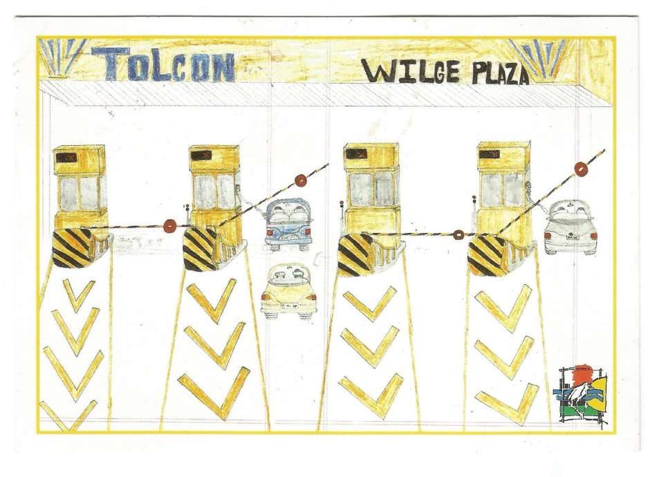 Post Card- Tolcon- Wilge Plaza- Used- Cancel- Welkom- 2002- Blossom Competition