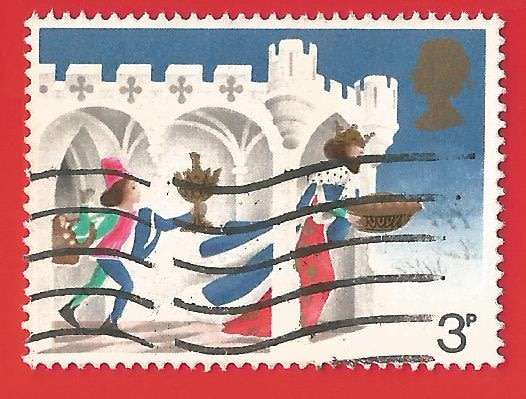 England- Used- Cancel-Thematic-King-Christmas