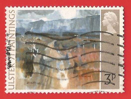 England-Used-Cancel-Thematic-Art-Painting