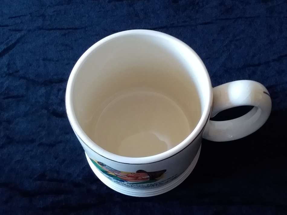 LORD NELSON WARE-ENGLAND-Beer Mug + Plate-`What`s Your`s`