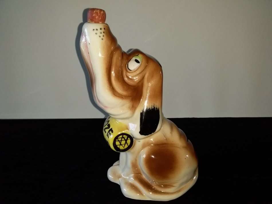 Crown Fine Ceramic-Dog Decanter