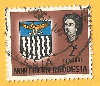 Northern Rhodesia-2d-Cancel-Used-Thematic-Symbol