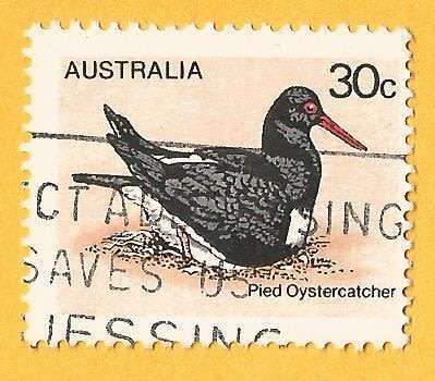 Australia-30c-Used-Cancel-Thematic-Fauna-Birds