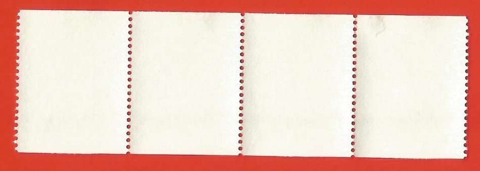 RSA-1977 SACC438d -Coil-10c-Protea-Strip of 4-MNH-Thematic-Flora-Protea