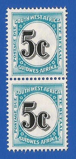 SWA- Postage dues- SACC - 5c - MNH