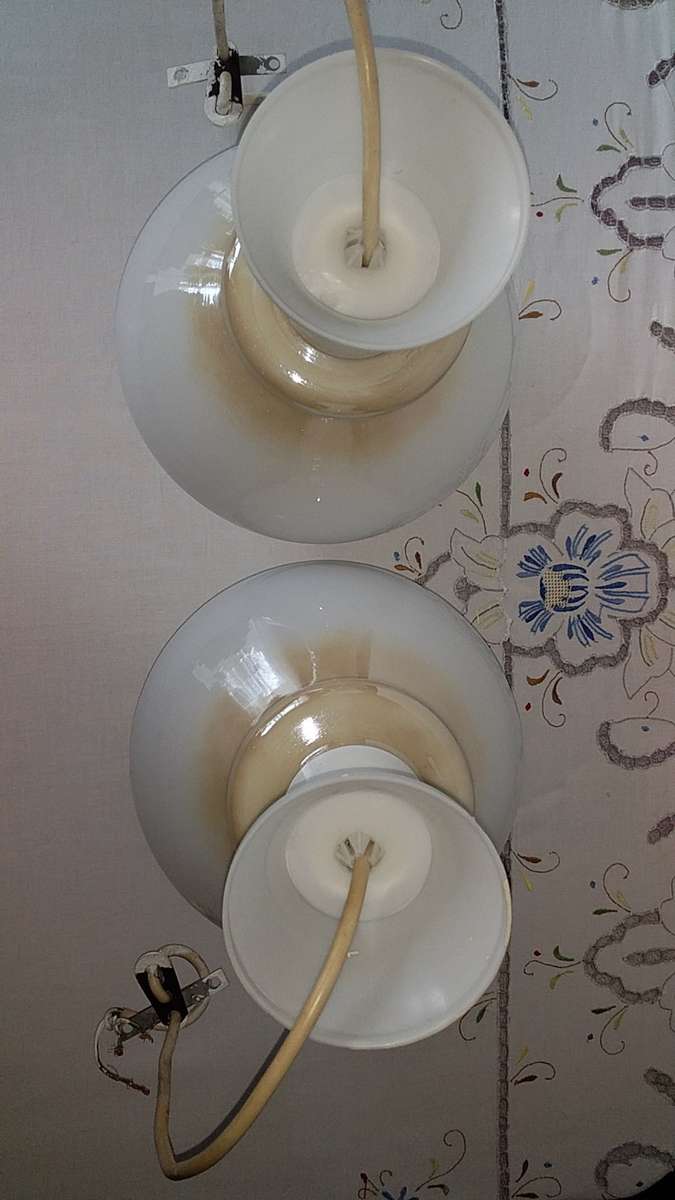 Pair of Ceiling Lights- Vintage