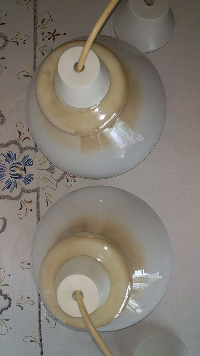 Pair of Ceiling Lights- Vintage