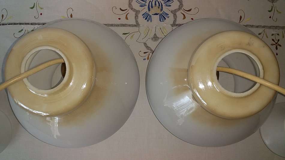 Pair of Ceiling Lights- Vintage