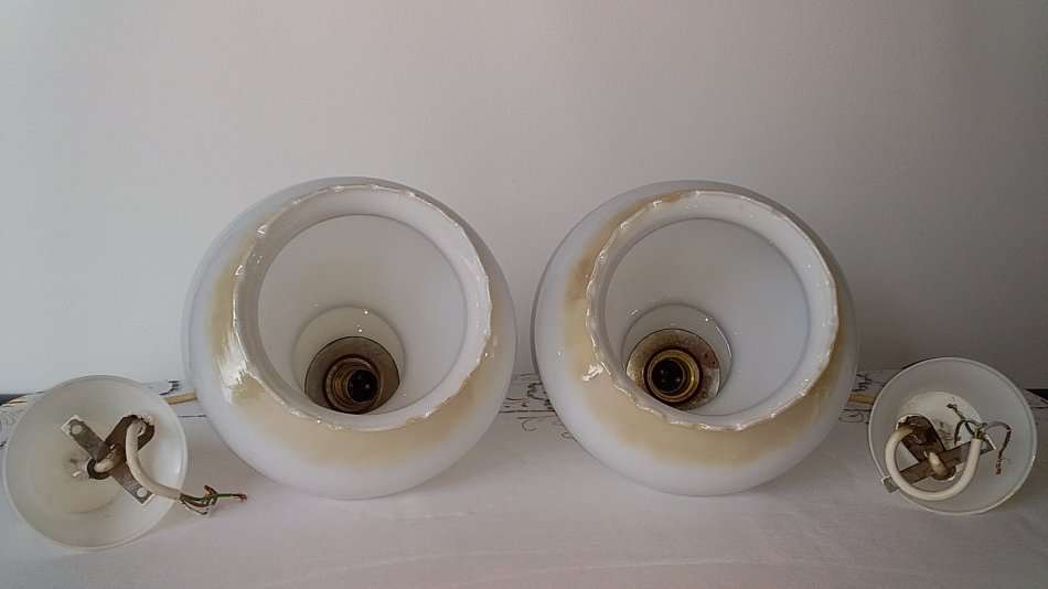 Pair of Ceiling Lights- Vintage