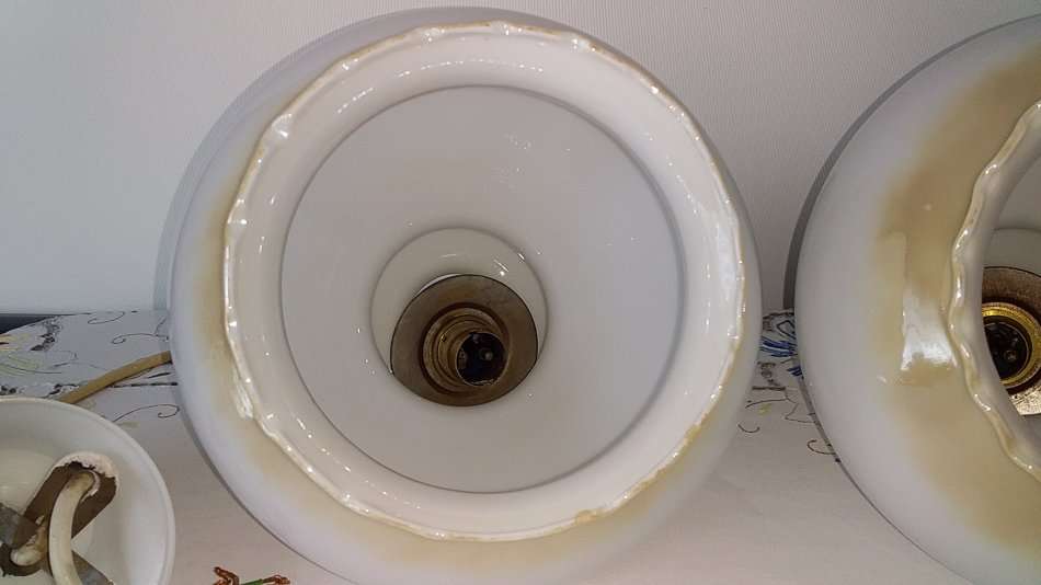 Pair of Ceiling Lights- Vintage