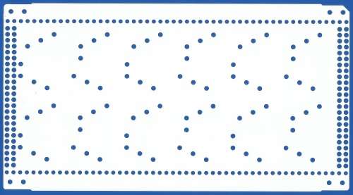 Knitting Machine Paper Punch Card- Pattern No 389