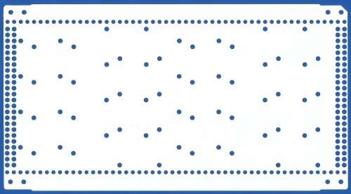 Knitting Machine Paper Punch Card- Pattern No 390