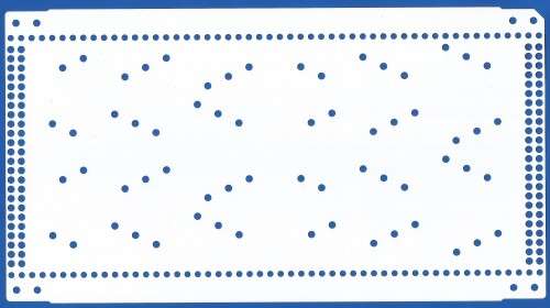Knitting Machine Paper Punch Card- Pattern No L-9