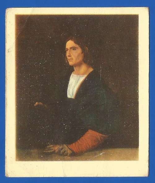 Vintage-Collectable-1xCigarette/Tobacco Card-Famous works of Art-No21-Portrait of A Man