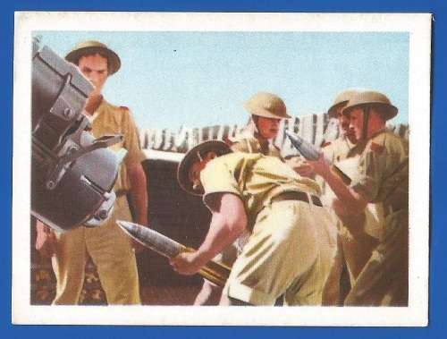Vintage-Collectable-1xCigarette/Tobacco Card-Pictures of South Africa`s War Effort-No40-Gun Crew