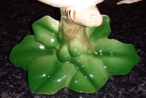 Capri - Hand pained bird with real feathers. Collectable - Ornament