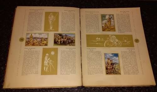 Cigarette Card Collection in Album Vintage-South African Defence-100 Cards-Policansky Brothers Ltd