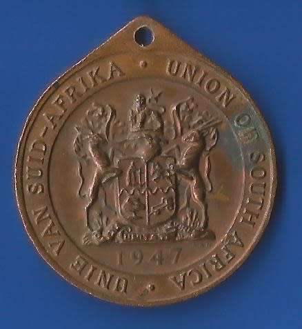 Medallions-Commemorative-1947-Royal Visit-Union of South Africa