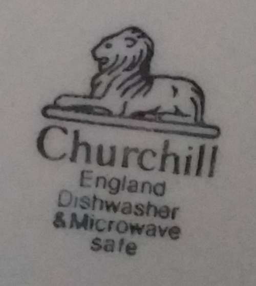 Churchill `Willow` Pattern - England - Dinner plate