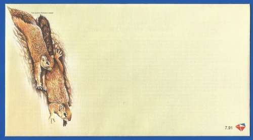 RSA-Unserviced FDC-Cover-No7.91-Thematic-Fauna