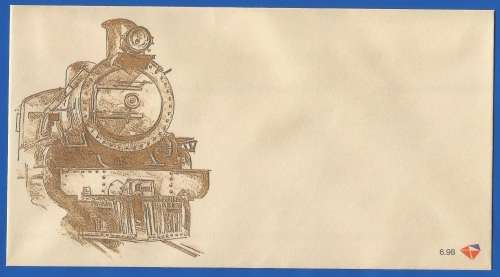 RSA-Unserviced FDC-Cover-No6.98-Thematic-Transport-Train