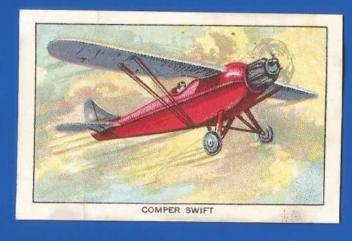 Vintage-Collectable-1xCigarette/Tobacco Card-No40-British Aeroplanes-Thematic-Transport-Plane