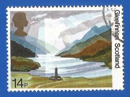 England- Used- Cancel-Thematic-Art-Painting-Landscape