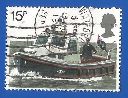 England-Used-Cancel-Thematic-Transport-Boat