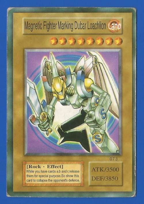 YU-GI-OH Trading Card Game-Magnetic Fighter Marking Dubar Loachlion-ATK-3500-DEF-3850