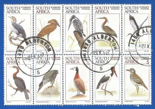 RSA-Used-1997-World Environment Day-SACC 1033-1042-Thematic-Fauna-Birds