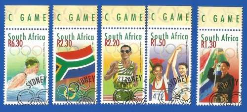 RSA-Used-2000-SACC1280/1284-Olympic Games-Thematic-Sport-Olympic