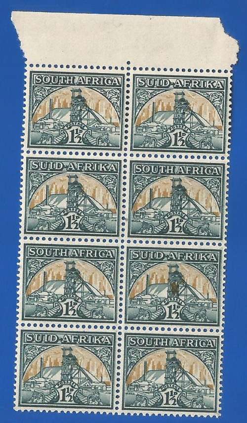 Union of South Africa SACC86-MNH-Gold Blob in Head Gear-Variety-Thematic-Mining-Industry