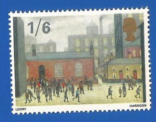 England-Used-Stamp-Thematic-Painting-Places of Interest