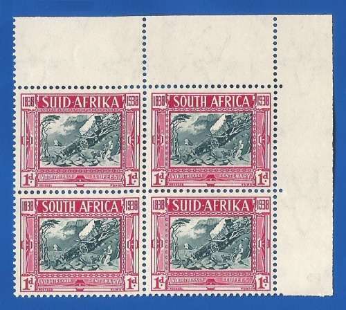 Union of SA Voortrekker Memorial Fund SACC76 Wagon over Drakensberg-MNH-Thematic-Scenery