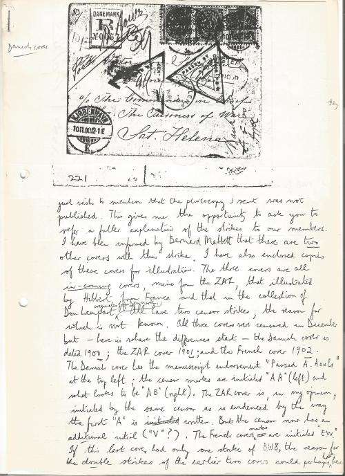 Reference Material-Philately-Boer war-Covers-3xPages-ENG-History-Photocopies
