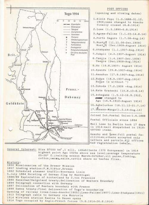 Reference Material-Philately-Post Offices- 2xPages-ENG-Photocopies