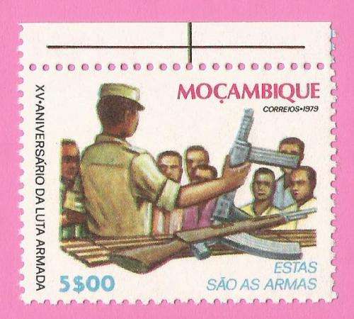 Mozambique 1979 The 15th Anniversary of Fight for Independence -MNH-Single-Thematic-Soldier-Military