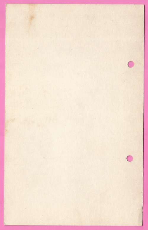 Vintage-Menu-Sunday January 19-1958-Union Castle Line-R.M.S. Edinburgh Castle-Toning Noted