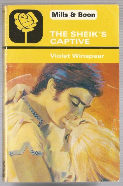 Book-The Sheik`s Captive-Violet Winspear-1979-192-page Book-Fair Condition-Soft-Cover