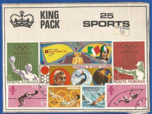 Pre-Packed Stamps-Used-Unchecked-Theme Stamps-Sold as Is