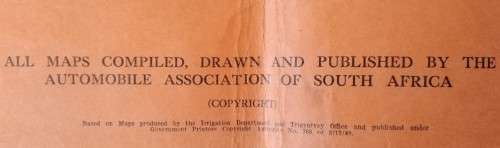 1948 Castrol AA Road Maps Folder with Maps